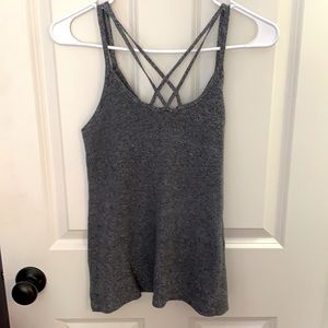 American Eagle Grey Knit Tank Top